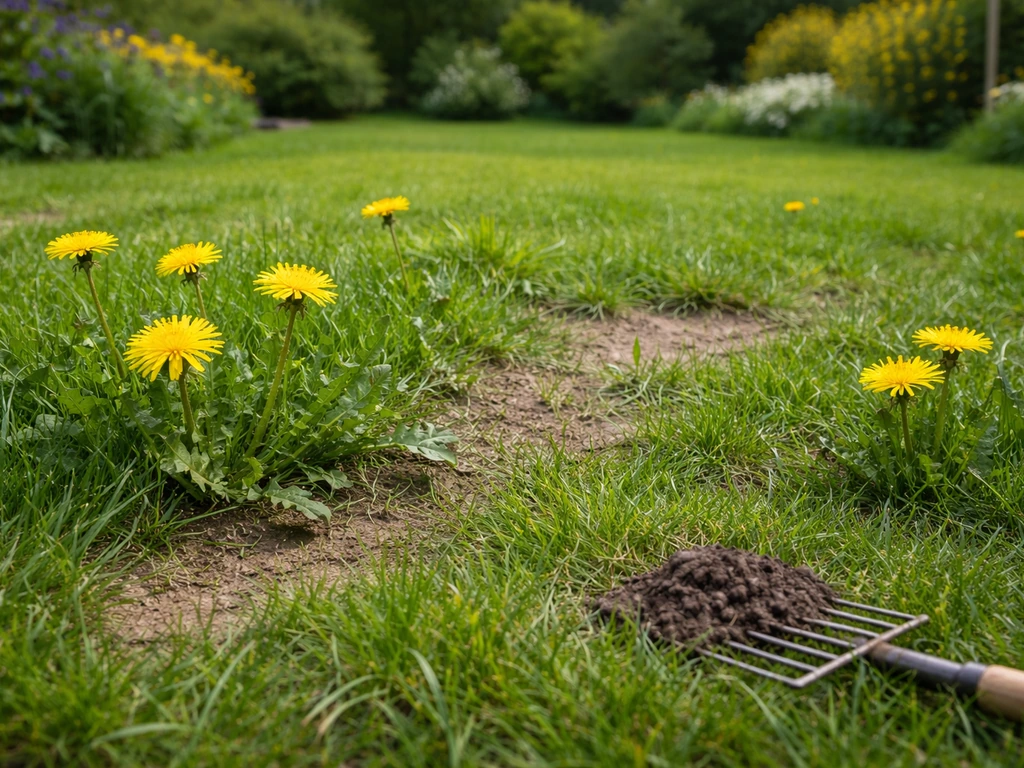 Waarom veel paardenbloemen in het gazon groeien en wat je nu doet