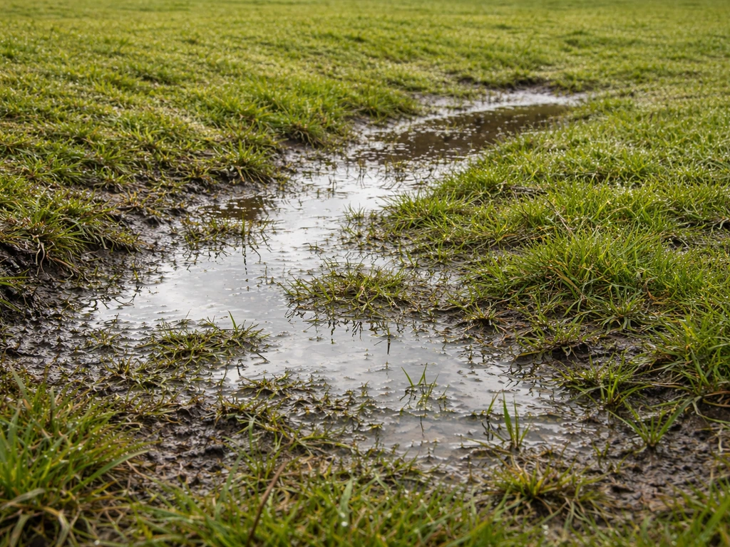 Gazon nivellering: stappenplan om kuilen en plassen weg te werken