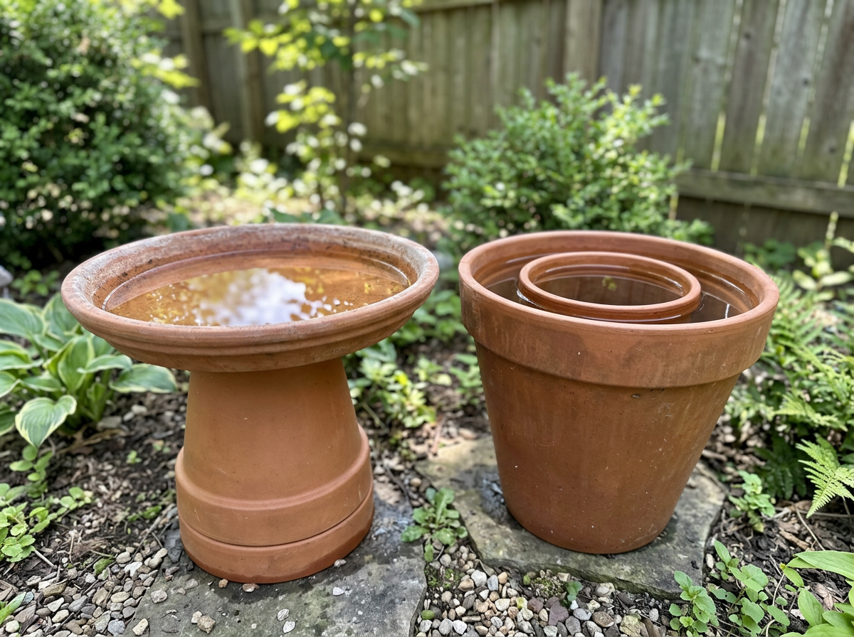 do-it-yourself bird bath