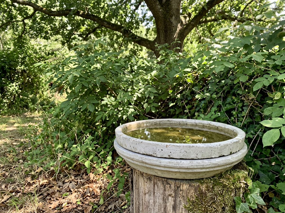 Illustration of birds not using the bath