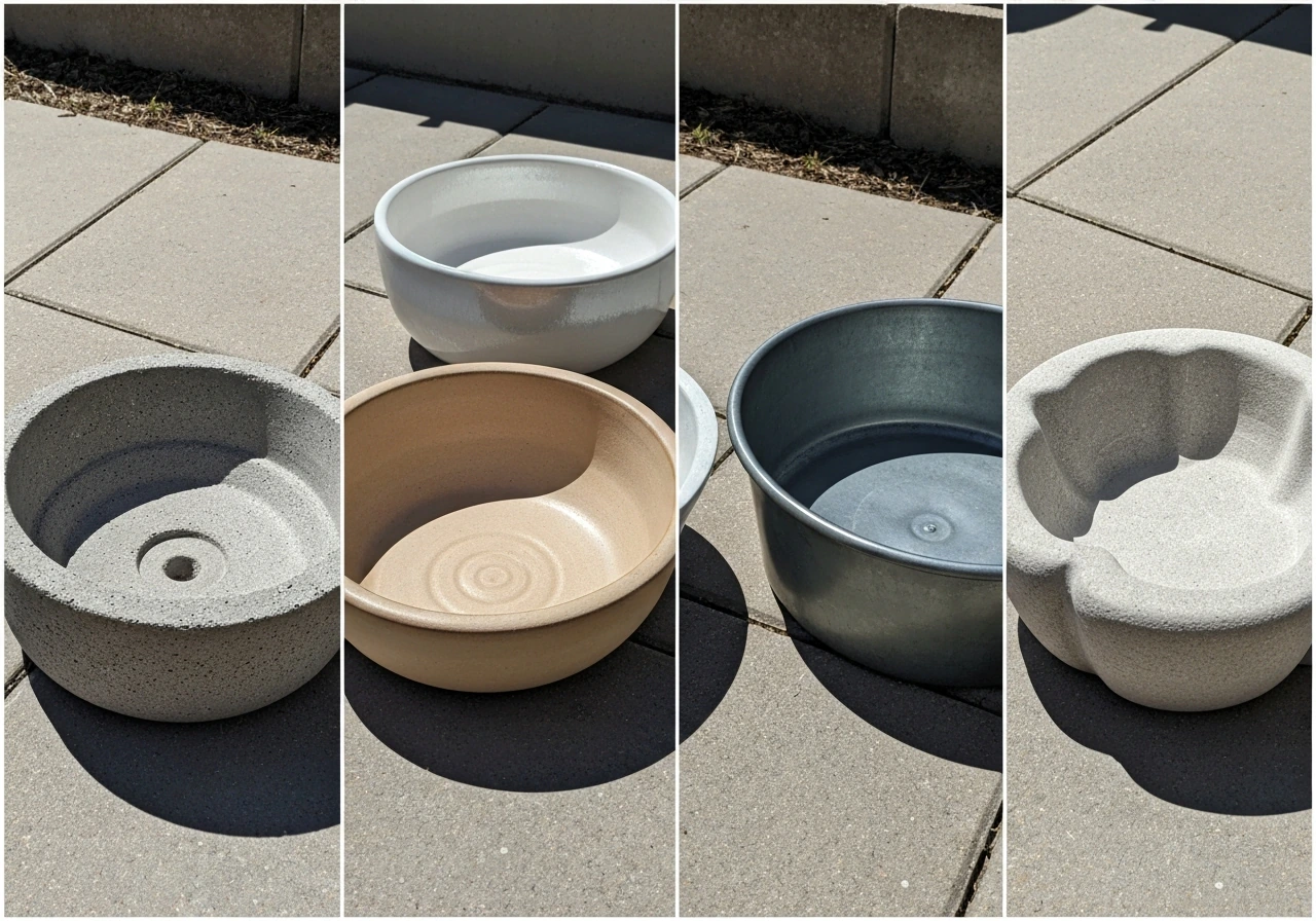 best material for bird baths