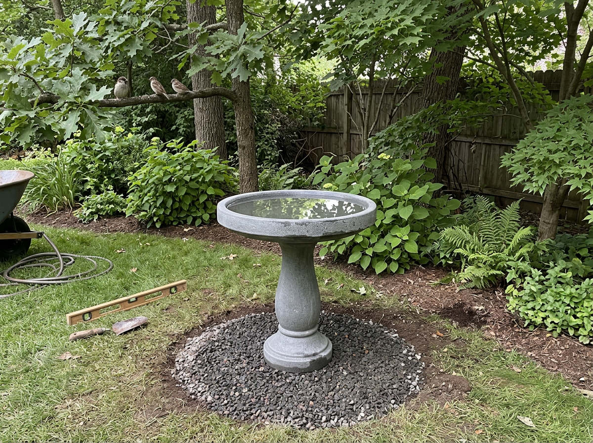 How to Install a Bird Bath: Step-by-Step Guide