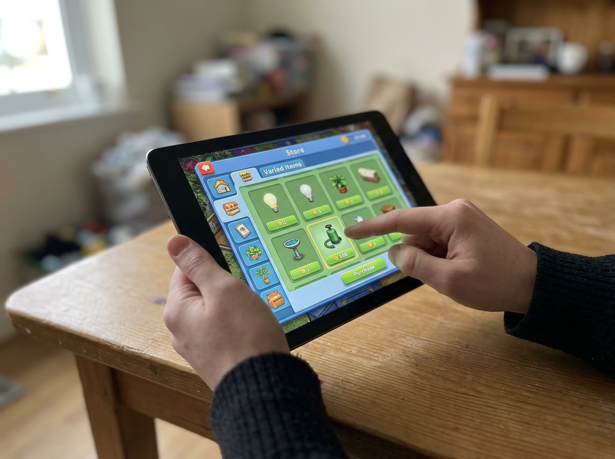 Bird bath repaired—water flows and birds gather near it.