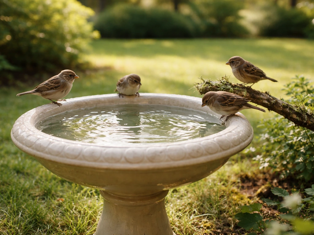 how often clean bird bath
