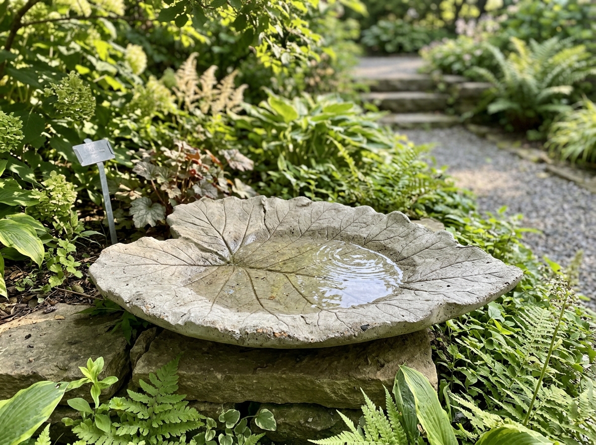 How to Make Elephant Ear Bird Baths: Step by Step