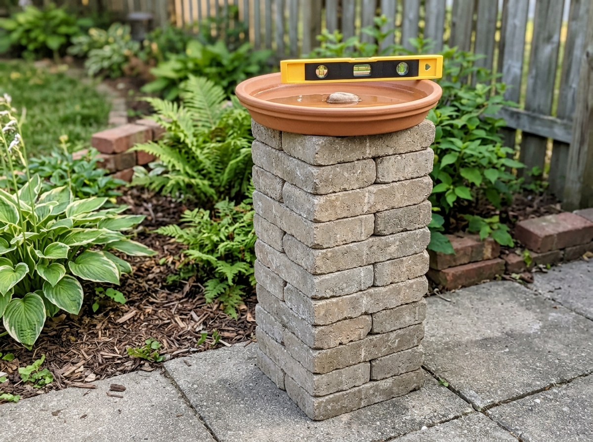 how make bird bath