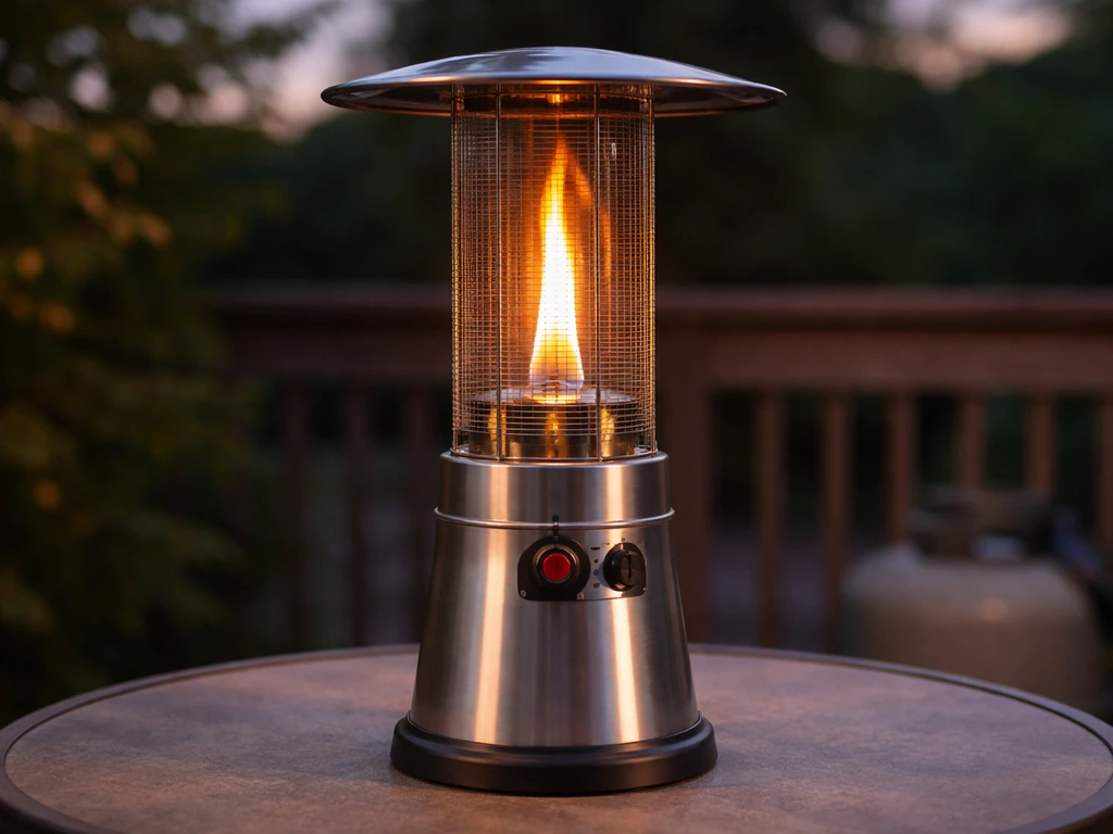 flame pro table-top patio heater