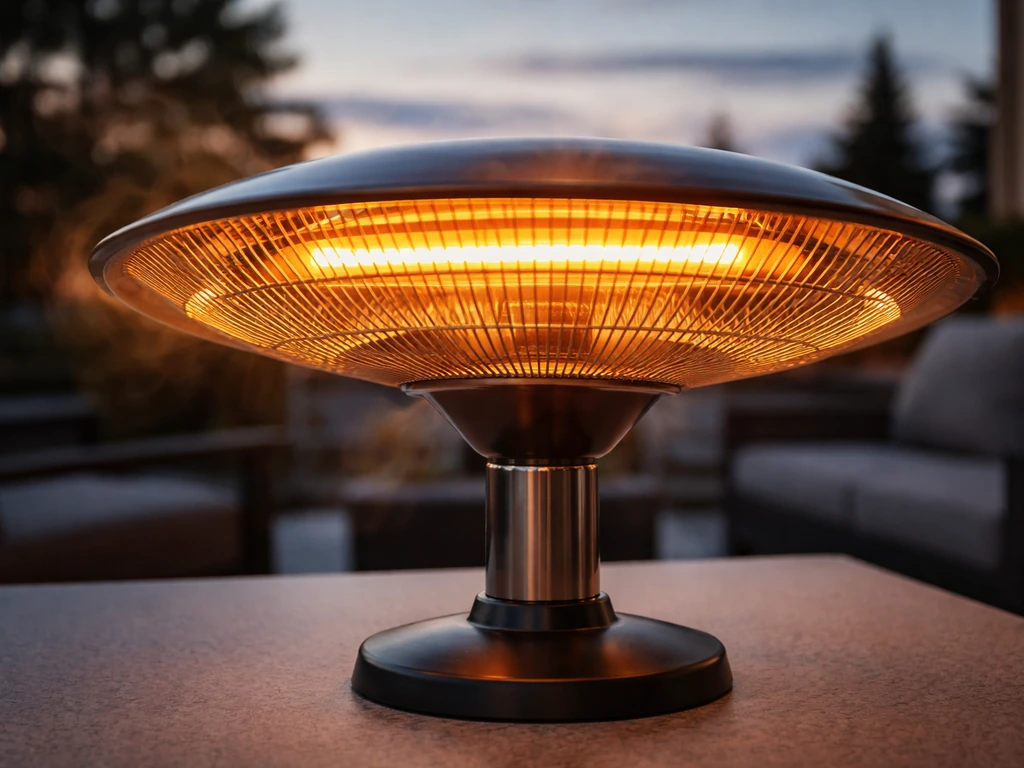electric patio heater table top