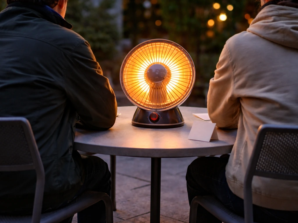 electric table top patio heater
