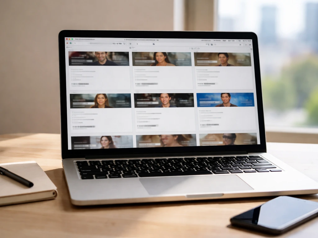Close-up of a laptop with multiple browser tabs open to anonymous wealth-source pages
