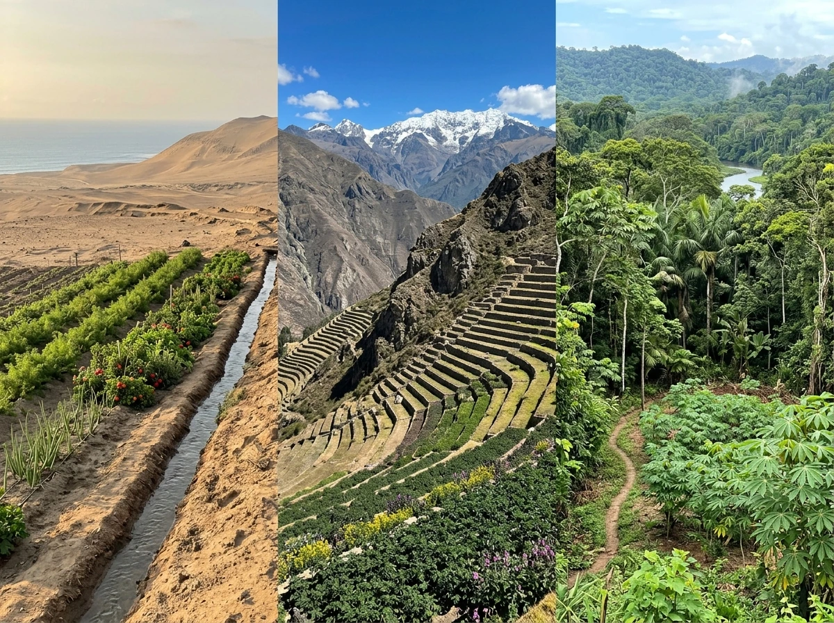 What Crops Does Peru Grow by Region Coast Andes Amazon