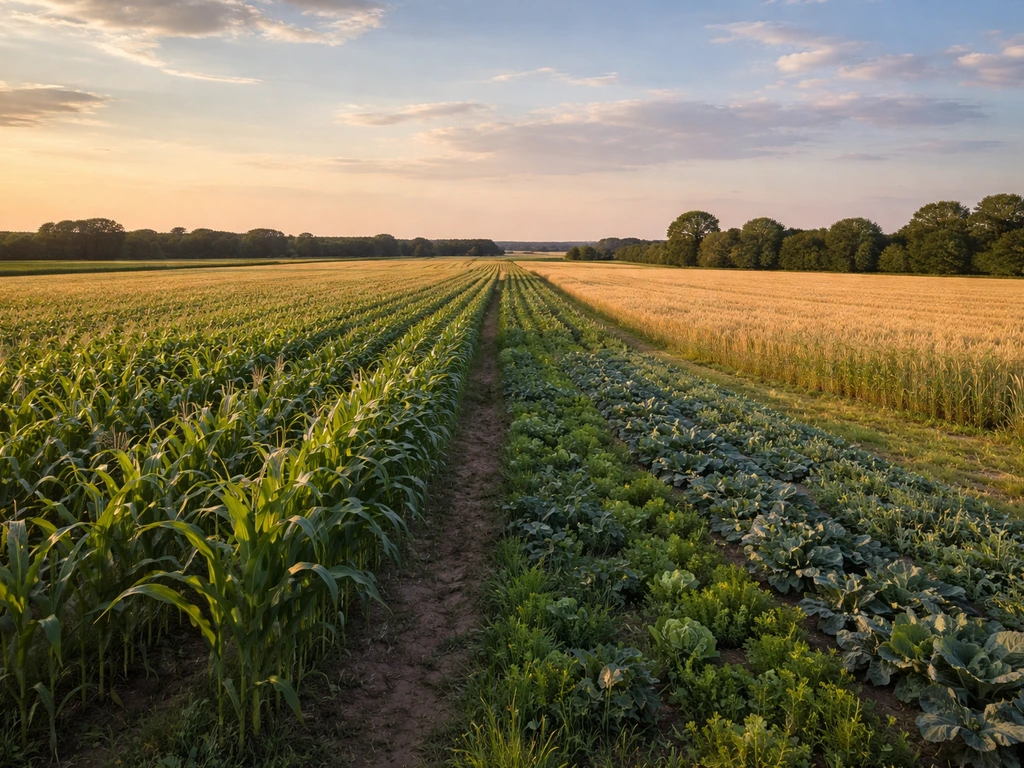 what crops did farmers grow