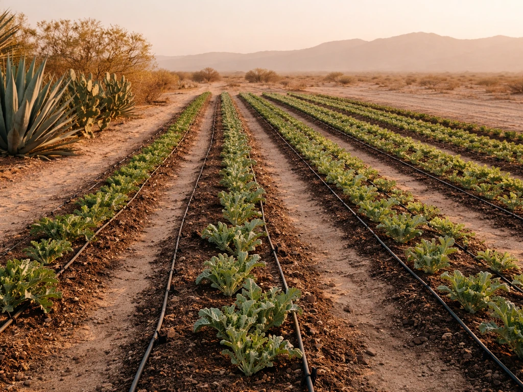 what crops grow in desert