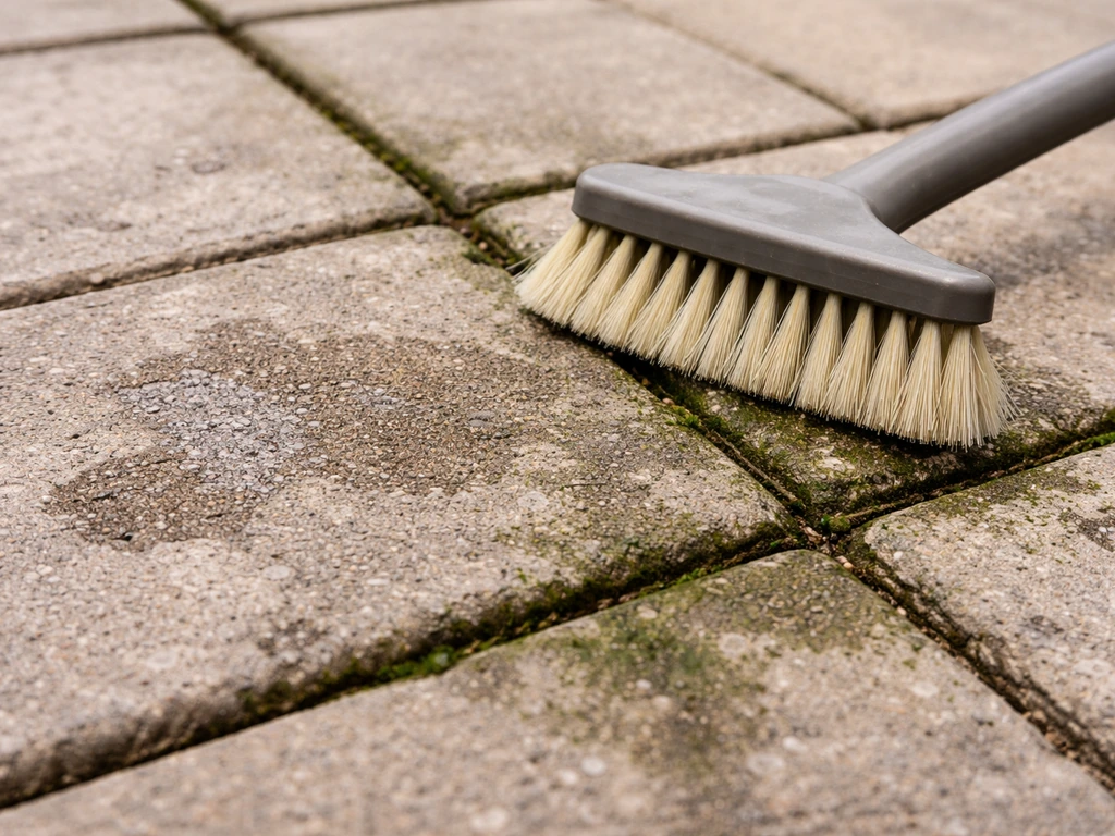 How to Use a Brush in Patio Grout: Step-by-Step