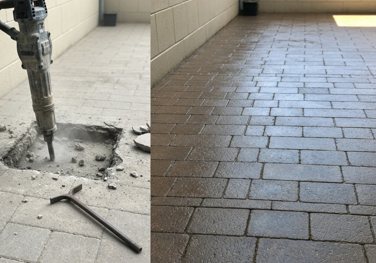 how to remove a patio
