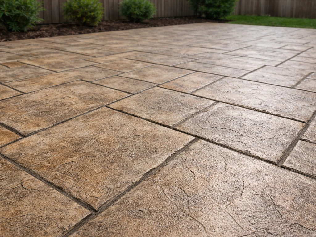 how to clean stamped concrete patio