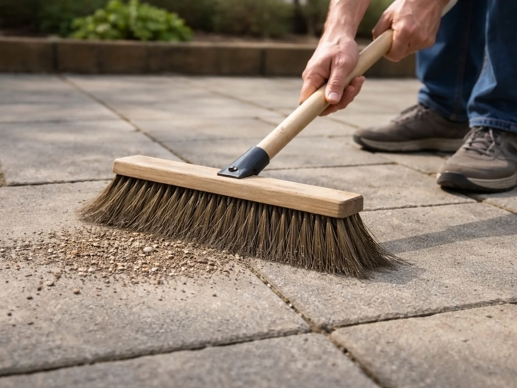 how to clean a paver patio