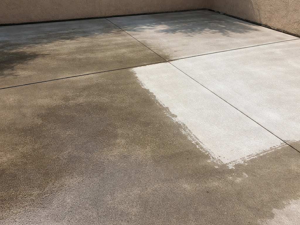 how to remove stains from concrete patio