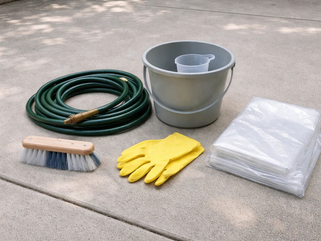 how to remove concrete stains from patio