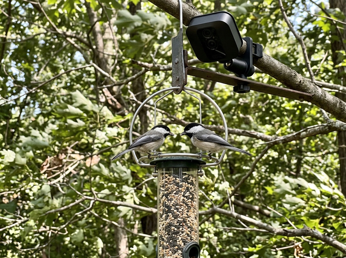 Camera app motion detection alert area aimed at the perch zone