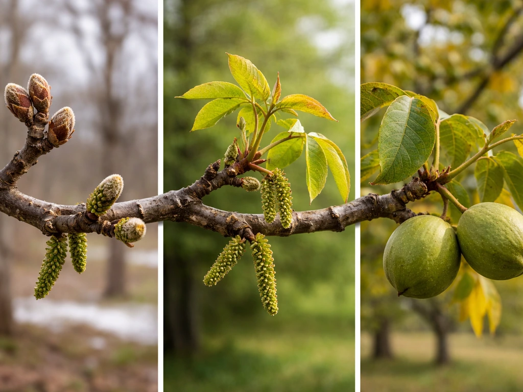 how does walnut grow