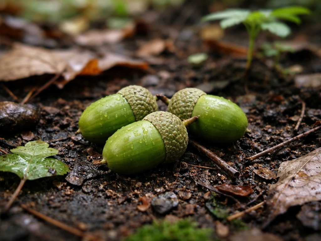 will a green acorn grow