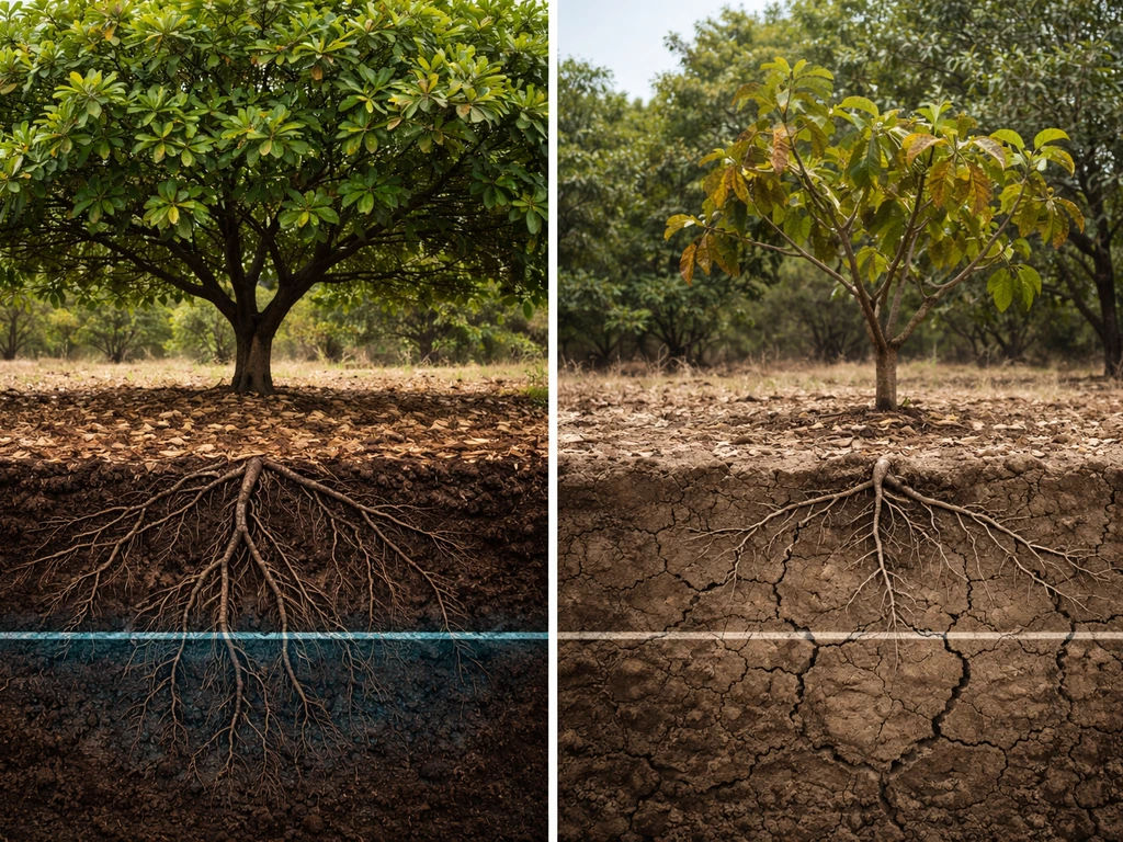 Established cashew withstands drought better than seedlings