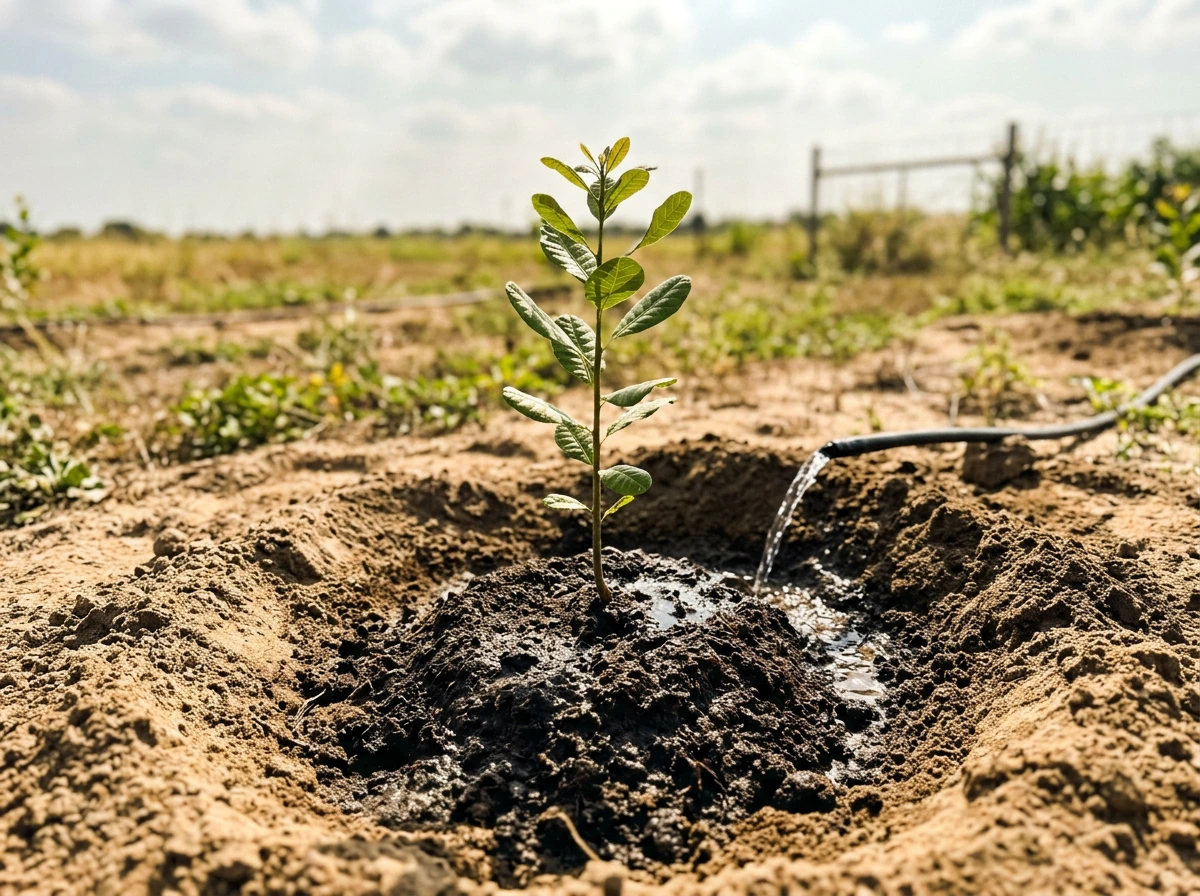 how does a cashew nut grow