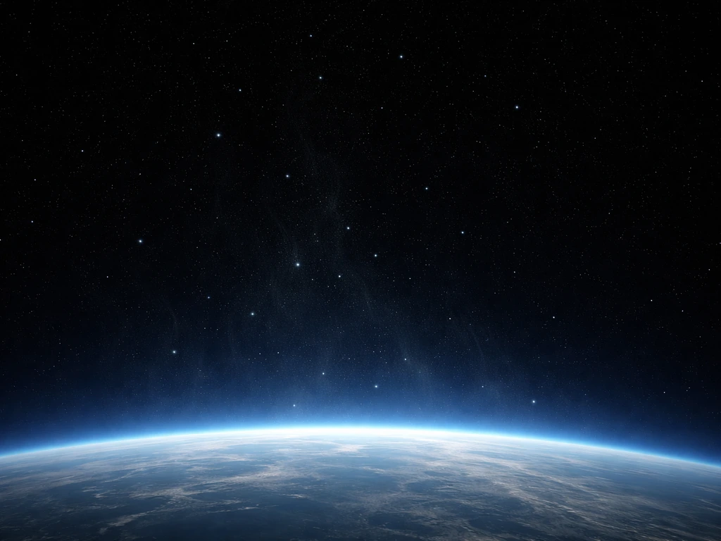 Light gas particles drifting from Earth’s upper atmosphere into space above the limb
