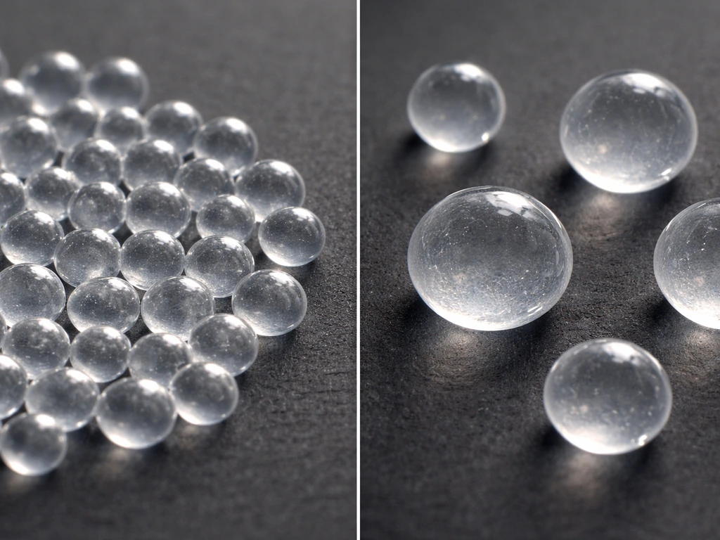 Minimal side-by-side photo showing small stacked cells versus fewer larger cells to contrast cell number and cell size.