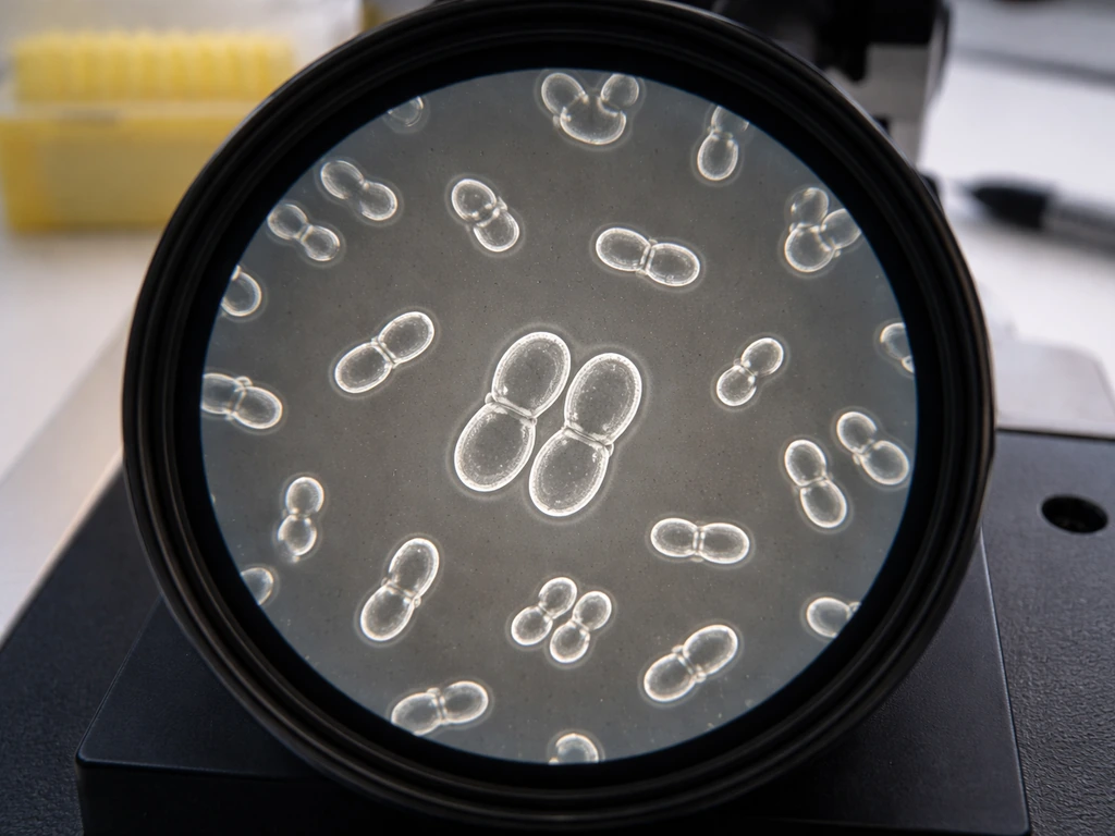 Bacterium growth: cell increases mass then divides