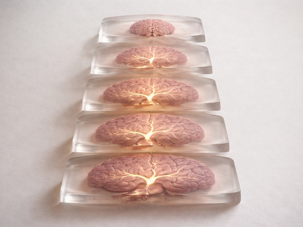 Minimal layered brain cross-sections showing early growth and later pruning into adulthood.