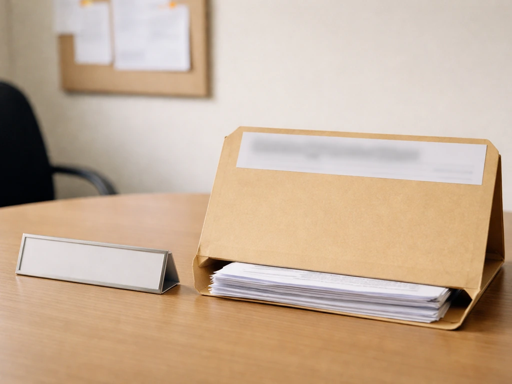 Office desk with official GROW project paperwork and a blurred PSFU-related header, no people visible.