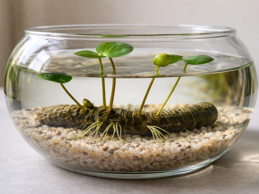 can water lilies grow without soil