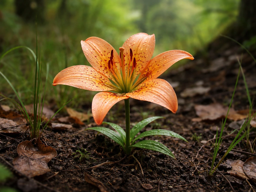 where do lilies grow in the wild
