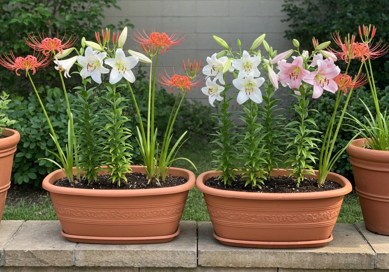 can you grow lilies in pots