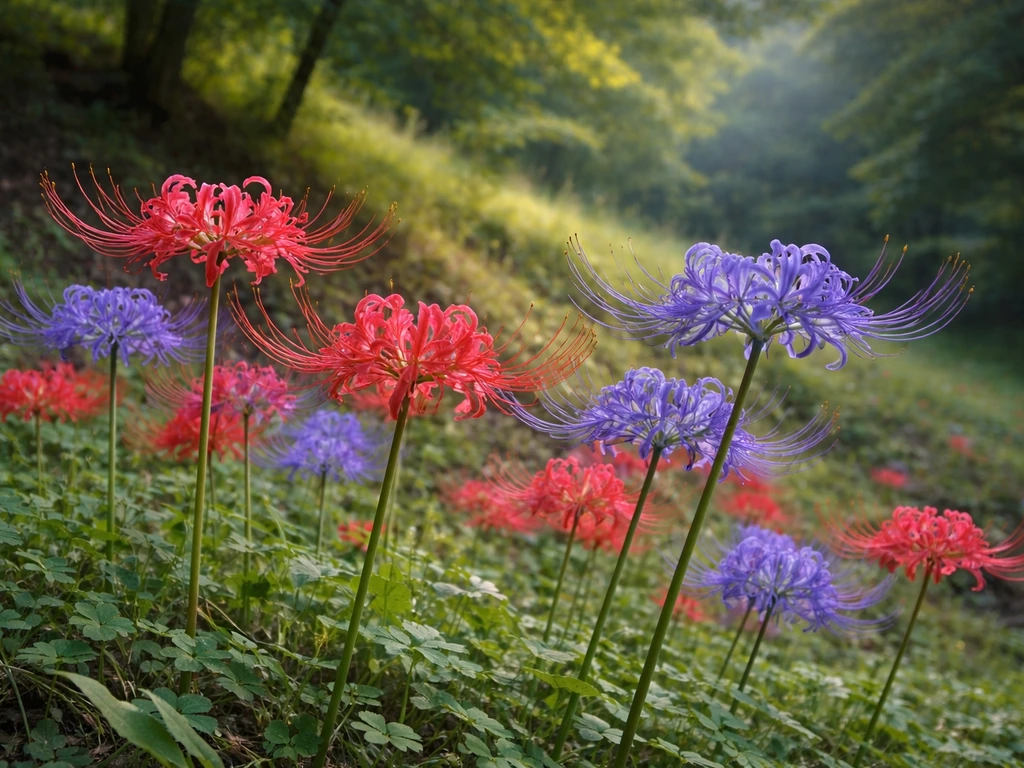 where do spider lily grow