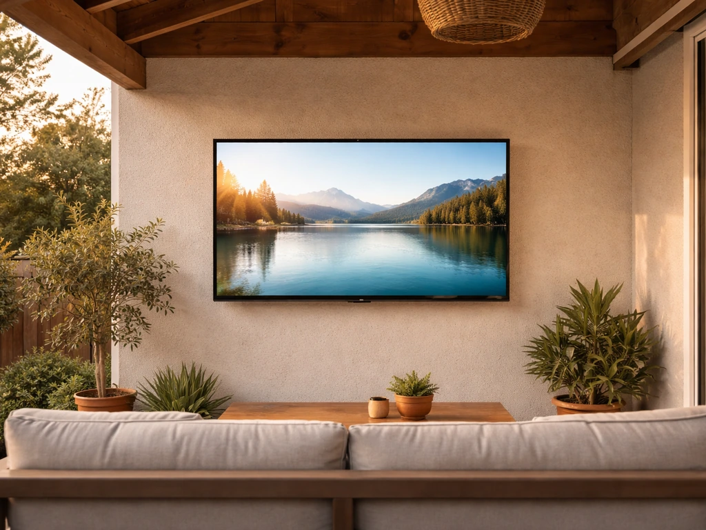 Best Size TV for Outdoor Patio: Sizing, Brightness, and Fit