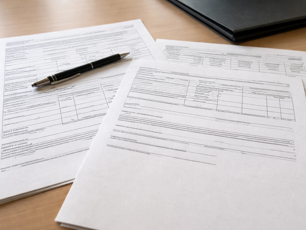 Close-up of SEC filing pages on a desk, with visible headings and signatures, suggesting insider roles