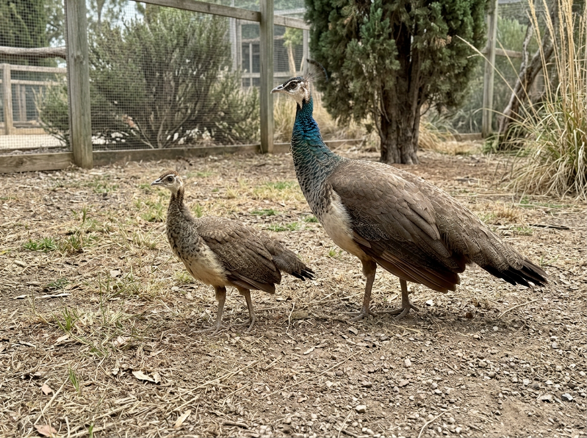 Illustration of why your peahen might not be laying eggs