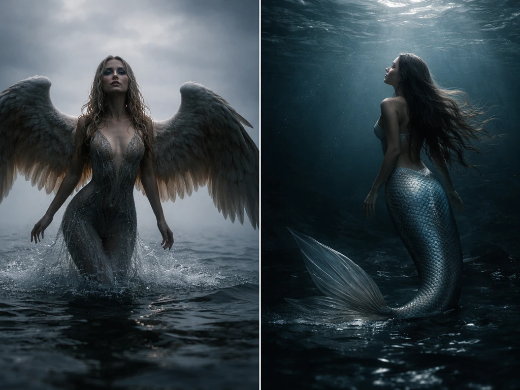 are sirens half-bird or half fish