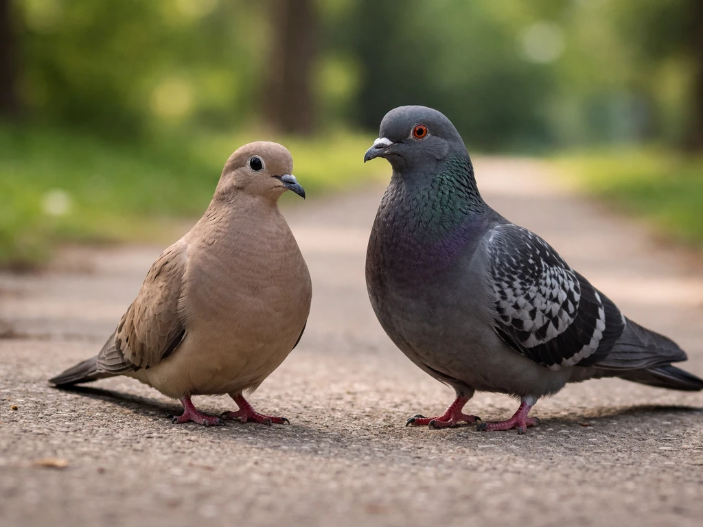 are pigeons and doves the same bird