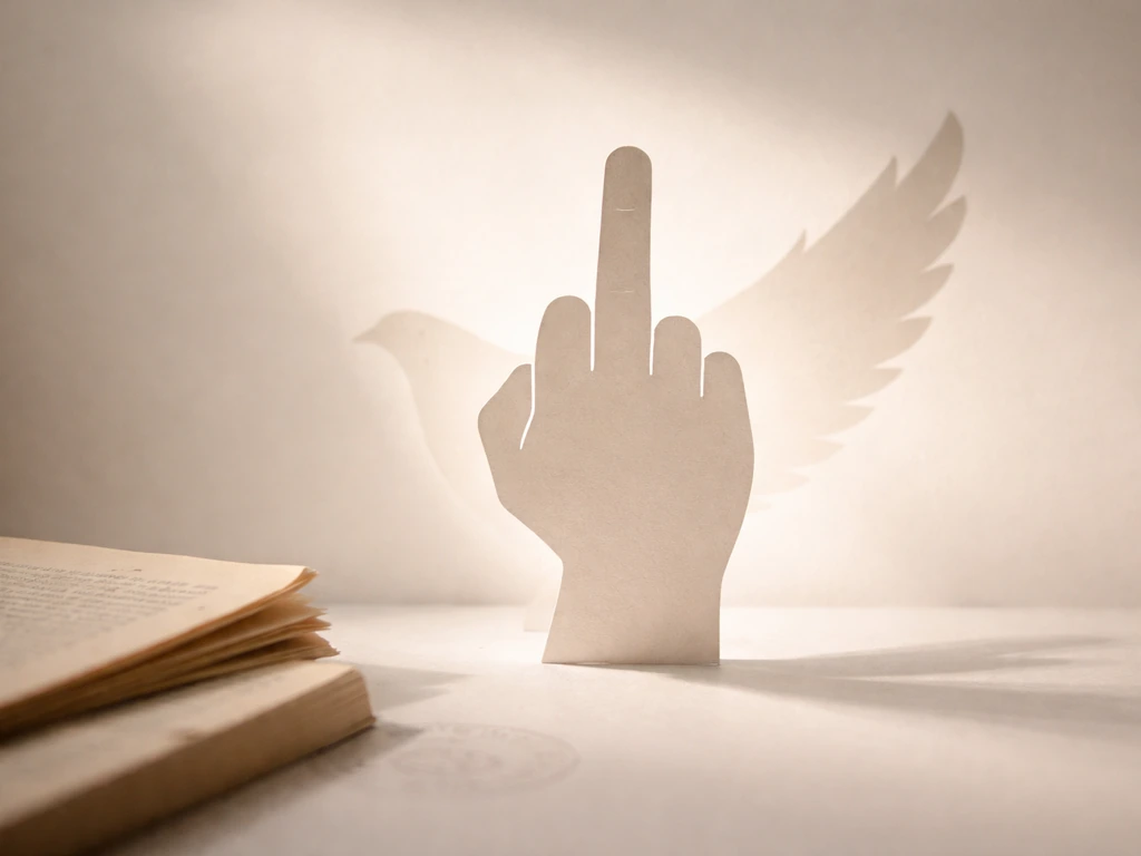 why is middle finger called the bird