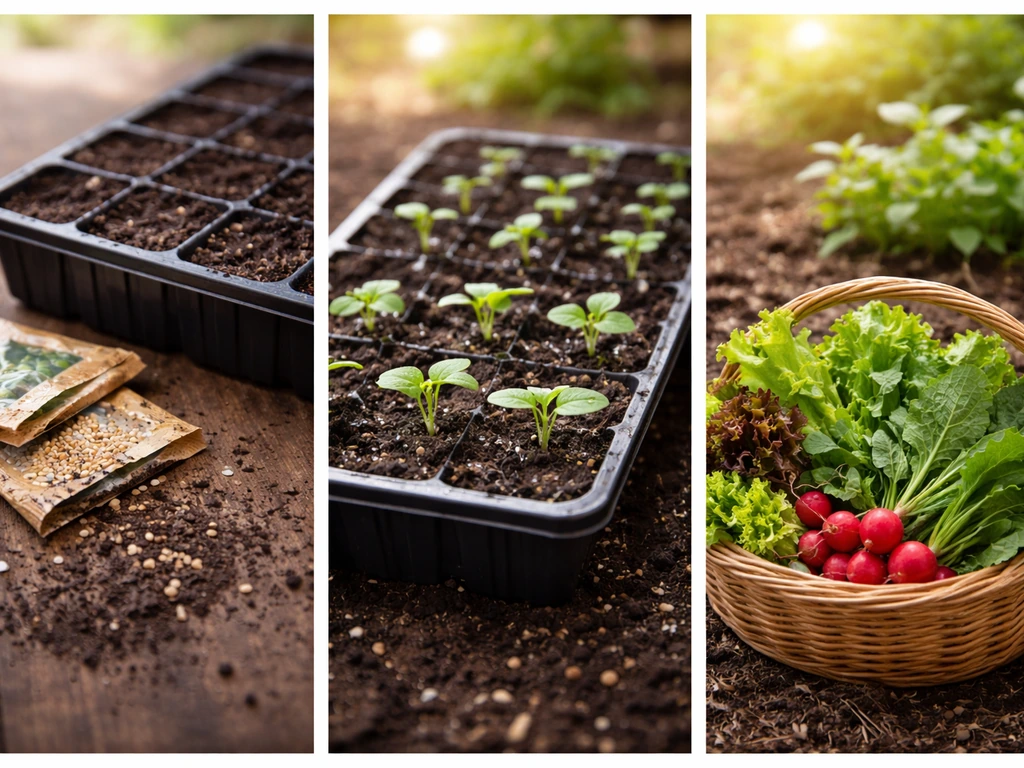 how long does it take to grow vegetables from seed