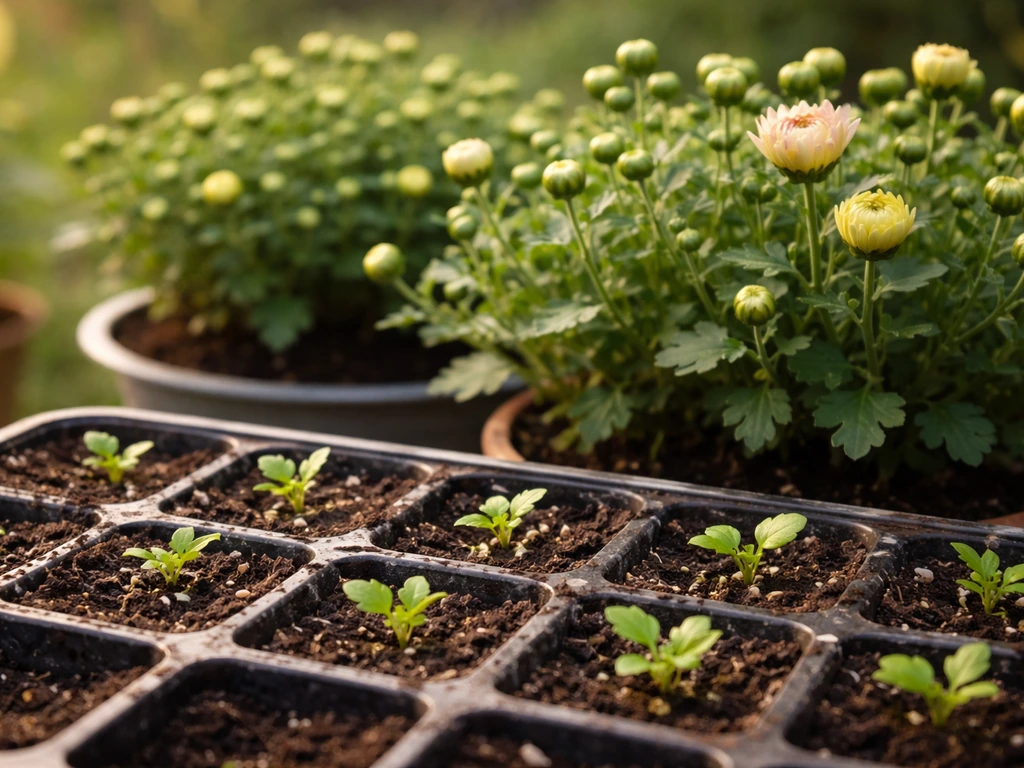 how long does it take to grow mums from seeds