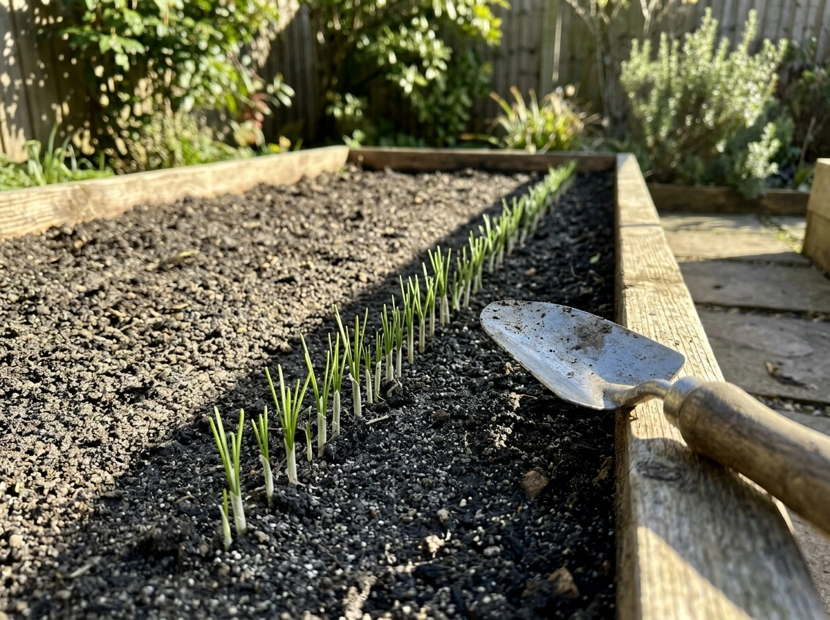 Full-sun bed for saffron crocus with at least six hours of direct light