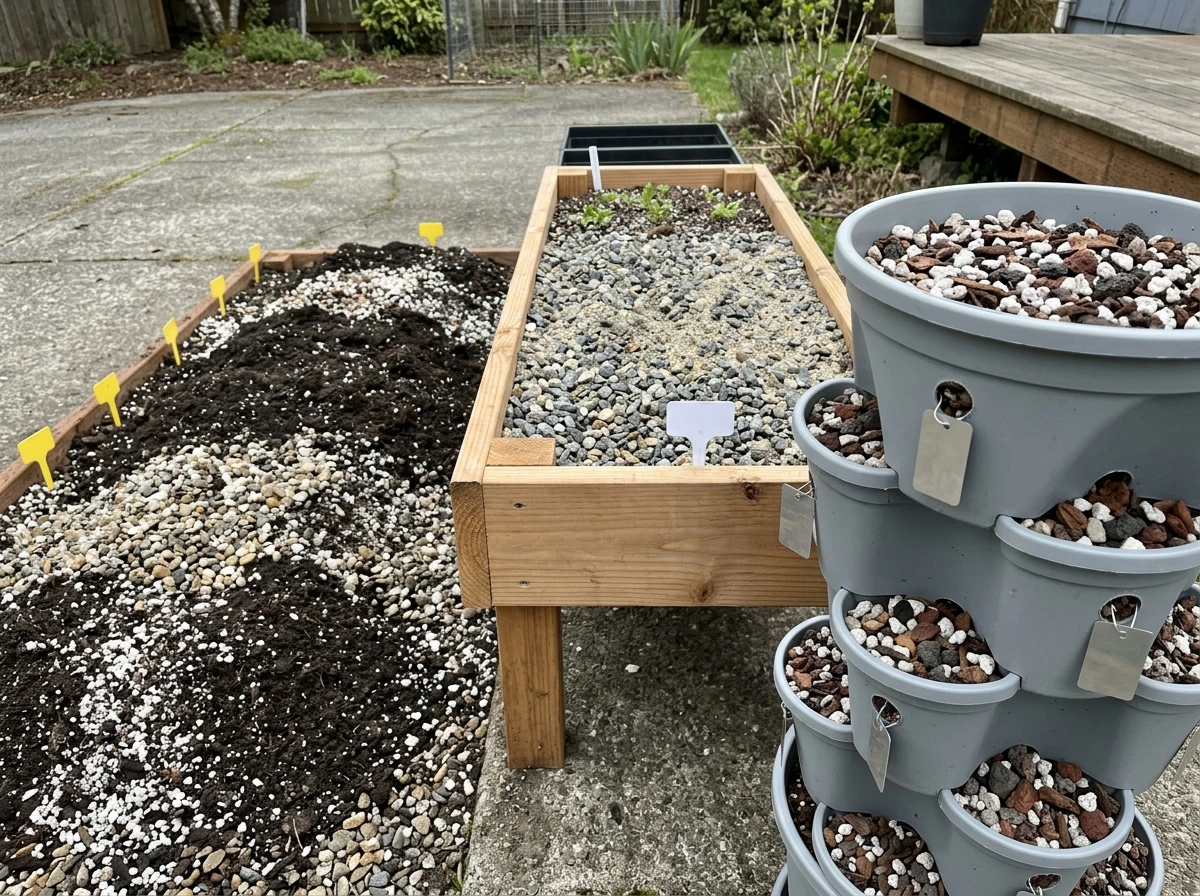 In-ground, raised-bed, and container setups for growing saffron
