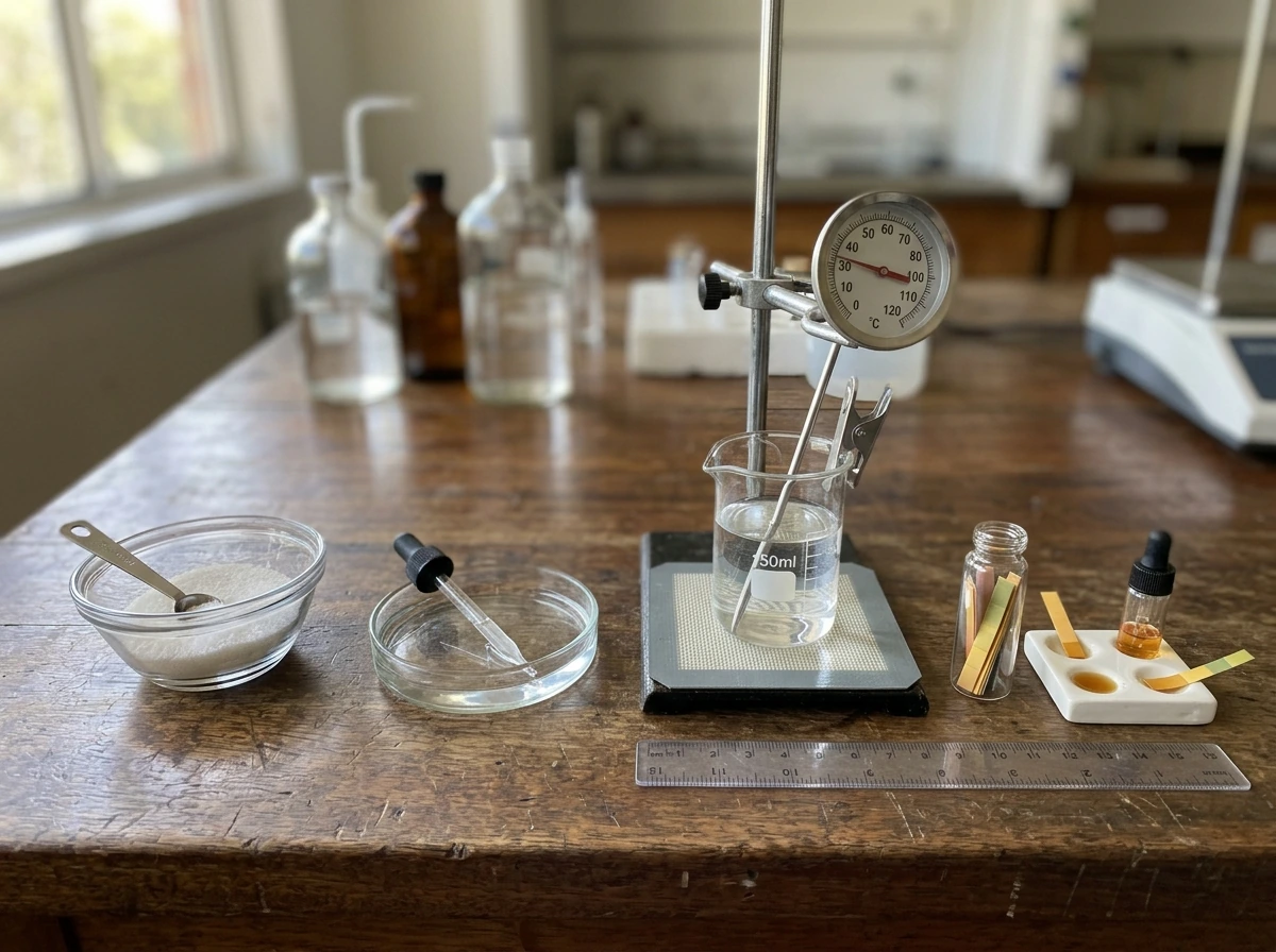 Ingredients of bacterial growth conditions: nutrients, water, temperature, and pH