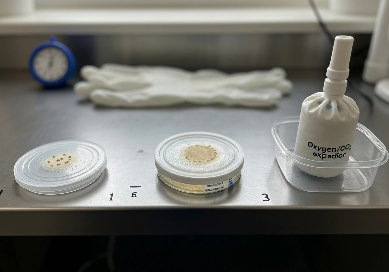 Incubation atmospheres compared in different sealed setups