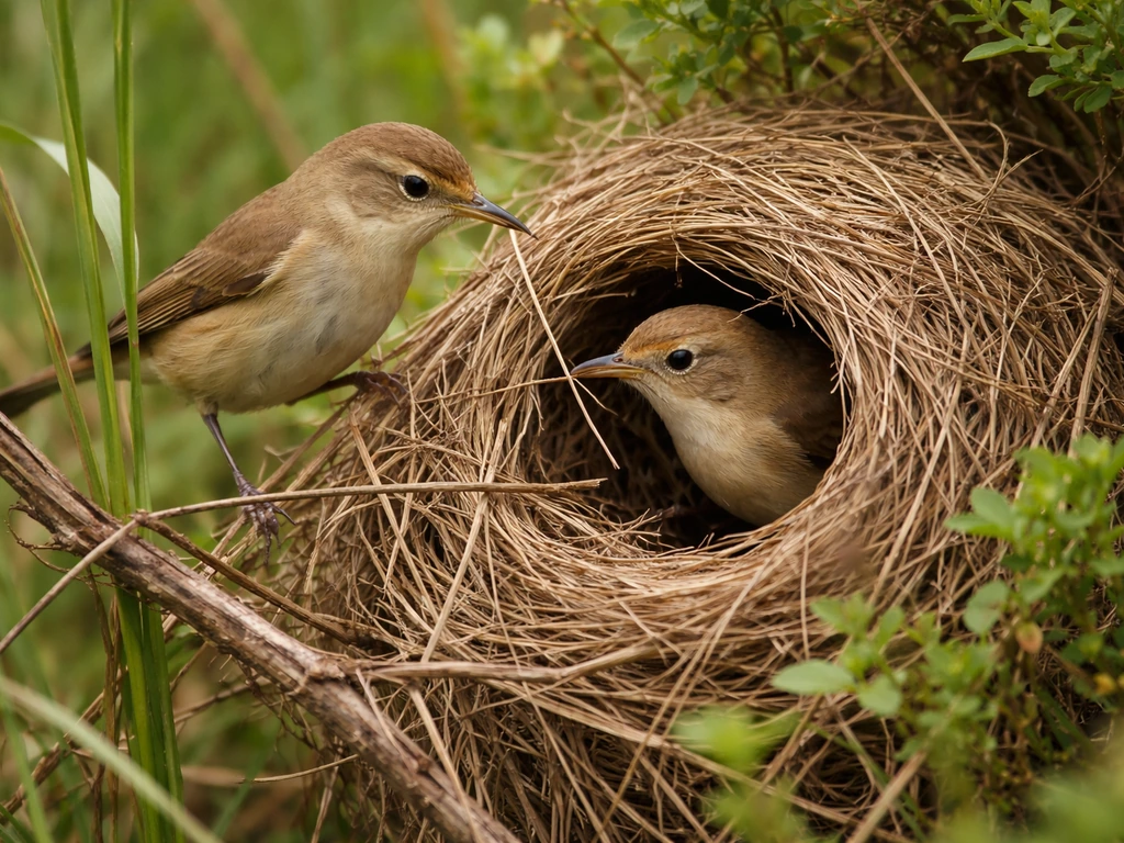 who builds bird nests